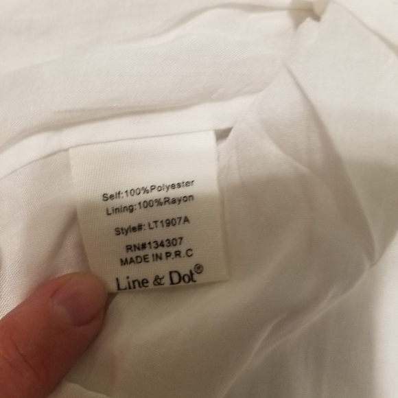 NWT White Long sleeve & off shuolder Top - Picture 7 of 10